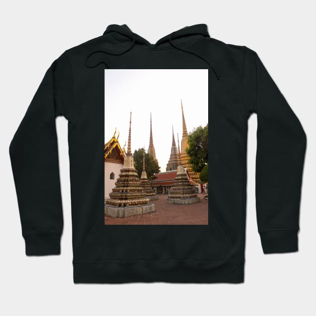 Stupa fifth group at Phra Chedi Rai in Wat Pho Hoodie by kall3bu